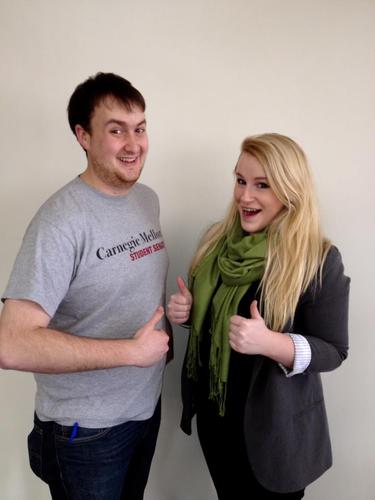 Will Weiner and Meela Dudley, Student Body President and Student Body Vice President of Carnegie Mellon University