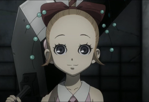 Hello, I'm Hibana Daida and I'm the 3rd Squad Leader of the Undertakers. Be good or I'll punish you! *smiles* #DeadmanWonderlandRPFamily