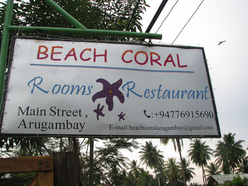 Beachcoralguest's profile picture. Beach Coral Guest House is a relaxed, economic place in Arugam Bay. Right next to the surf. We tweet daily reports from the beach.