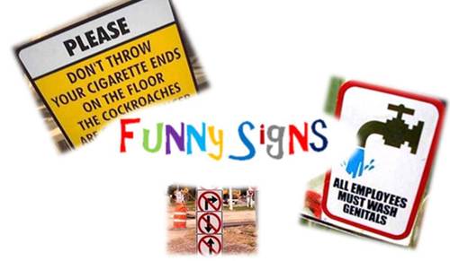 funny and stupid signs