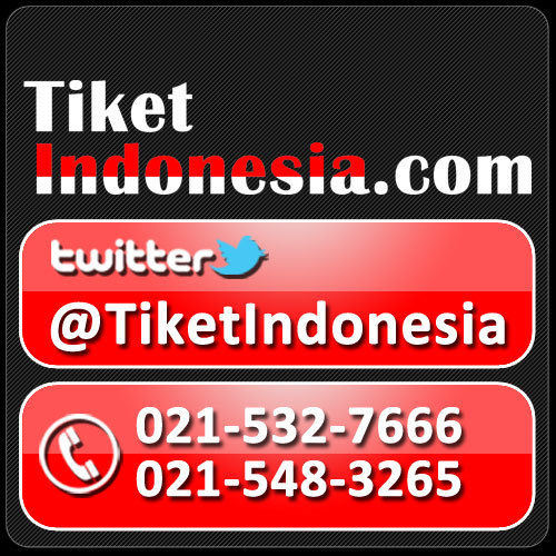 Official twitter of http://t.co/cdr28HmP8k
 021- 5483265 
 ( 087886322862 - sms order only)
info@tiketindonesia.com