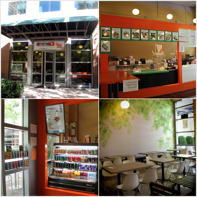 Well-being oriented Korean & Japanese Take-out or dine-in Restaurant. Organic green tea, bubble tea are served in an urban cafe.