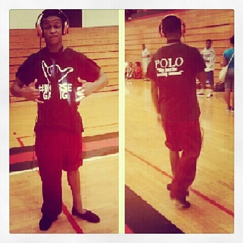 Just a HG_Nigga coolin it wit his Polo PJ's on wit a fresh Taper BTW FOLLOW #HorseGang NIGGAS and my #HorseGang sister @HeAdoresMy_POLO
