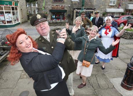 Rip roaring fun packed weekend of 1940s entertainment in Yorkshire Dales village of Grassington 21/22 September 2013