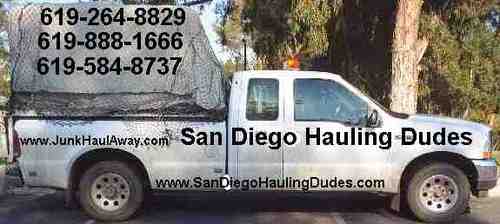 Hauling Dudes offers roll-off, dumpster & debris bin. We drop off trailers 4 u to fill with your junk or we can come with a truck 2 haul away junk.619-264-8829