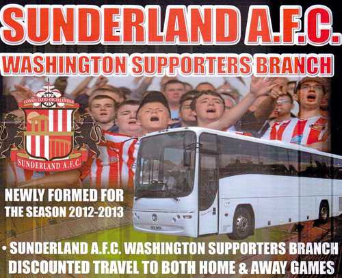 SAFC Washington supporters branch. Bus/coach travel to & from home/away games. Local pick ups & drop offs. Great atmosphere and every1 welcome.