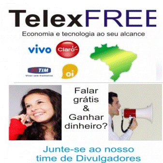 Venha conhecer o novo projeto de ganhar  dinheiro na internet com  TELEXFREE.
http://t.co/8NhyhGZANm