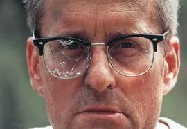 Bill Foster (Michael Douglas) in 'Falling Down', 1993, the quintessential movie about a world gone crazy.  Not a dating site.