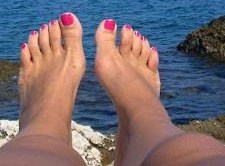 woman's footlover...
