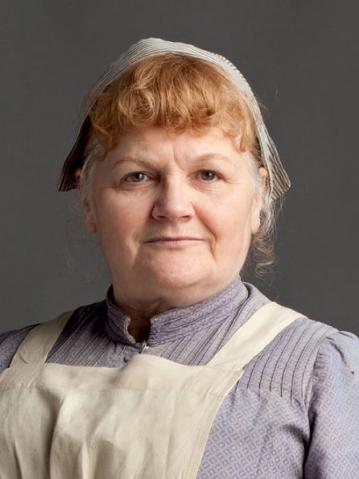 A cross and red-faced old woman! - According to O'Brien. Pffft! Warning! This member of the Twitterati may reveal current goings-on from Downton's kitchen