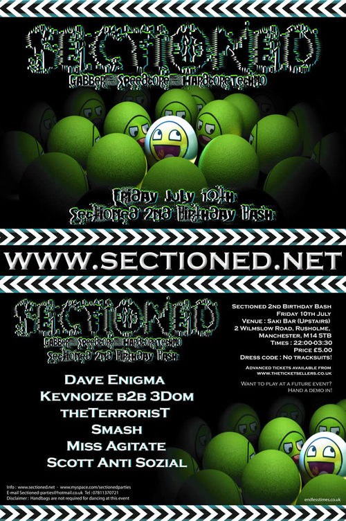 SectionedCore's profile picture. Hardcore, Gabber, Speedcore, Noize