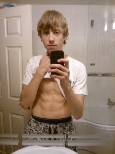 Hi everyone, the names Aaron, im 15, and also a swimmer.
SKYPE = A4RON_L33. 
You should go follow @jadecotterell25 because she is awesome :)