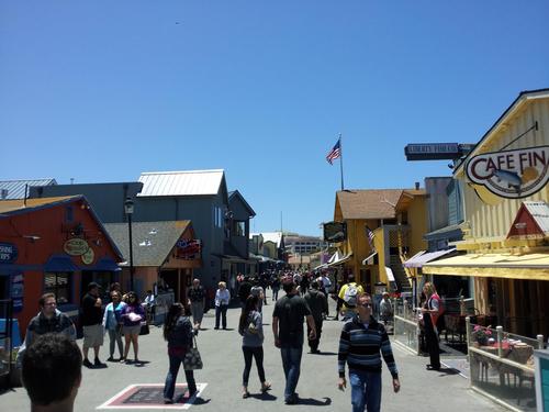 Old Fisherman's Wharf was built by the Pacific Coast Steamship Company in 1870 for the loading and unloading of passengers and goods. #Monterey #OldFishWharf