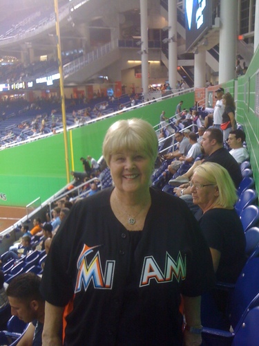 Miami Marlins fan and fan mail volunteer for Miami Marlins.