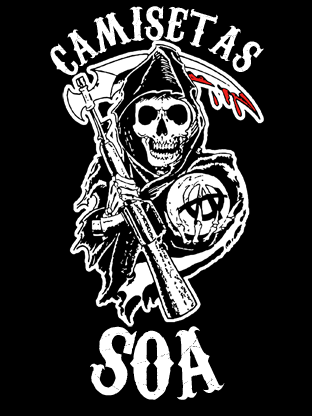 Camisetas personalizadas de Sons Of Anarchy. 
http://t.co/iNyOvuTues

Si quieres de otras series, visita mi otra página