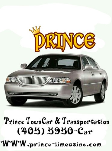 Call prince Prince towncar & limousine service , need an airport towncar ,taxi and shuttle today at 405-593-1250