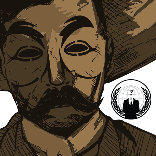 Defensores de la libertad de expresión, #Anonymous México support