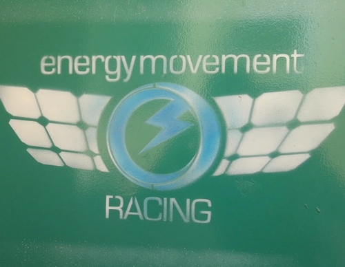 The Hybrid car team of the University of Johannesburg.