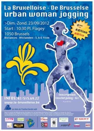 Mesdemoiselles et Mesdames, rendez-vous le 23 septembre prochain pour la quatrième édition de La Bruxelloise, LE jogging exclusivement réservé au sexe féminin.