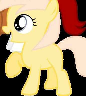 is a happy and friendly little filly