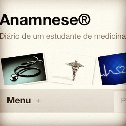 Blog p/ expor idéias, dicas de saúde, frustrações, revoltas, conquistas... td relacionado ao curso de medicina ou o dia a dia de quem o escreve!