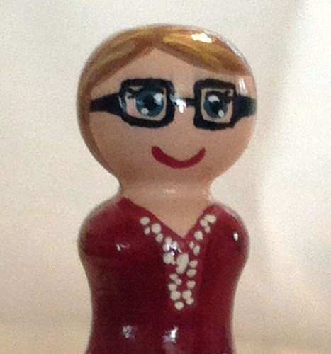 Self proclaimed geek and history nerd.
Peg people painter extraordinaire.
SAHM to two little monkeys