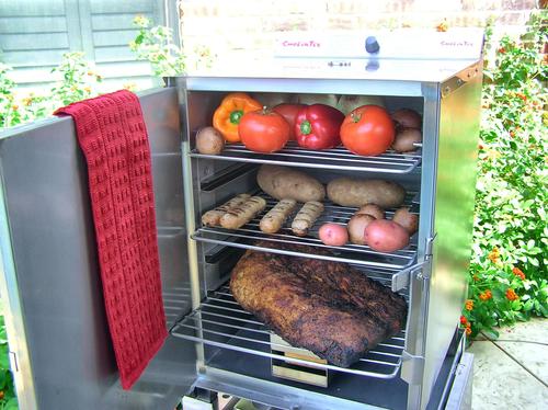 Stainless steel #BBQ electric meat #smokers. Smoke Brisket, Ribs, Wings & more! Built to last! 888-922-1511 #electricsmokers #bbqsmokers #commercialsmokers
