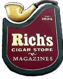 Premium cigars, pipes and tobacco, roll your own. European accessories.  Periodicals