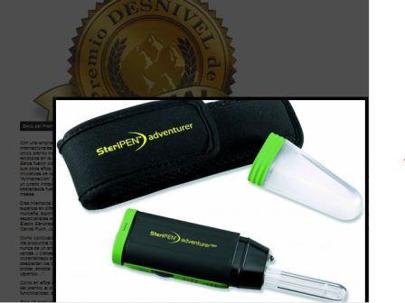SteriPEN ® Agua potable en cualquier lugar, en  viajes y vacaciones no te puedes olvidar d tu salud, bebe agua segura con nuestro sistema +34 918250835
