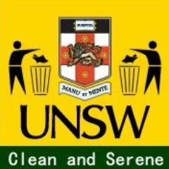 A campaign aimed to keep UNSW a clean and serene campus, free of littering, graffiti and mess of any kind! Run by #UNSW student Yvonne K. #CleanSereneUNSW.