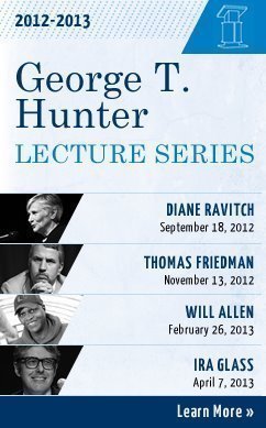 The George T. Hunter Lecture Series brings renowned thinkers and leaders to Chattanooga in order to broaden the understanding of critical community issues.