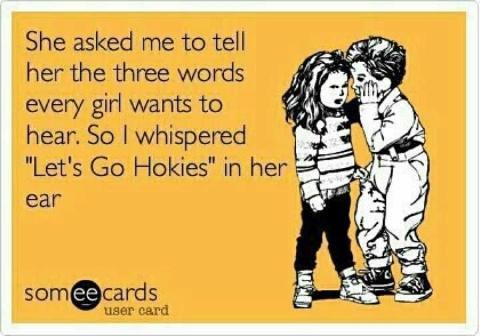 #Hokie born and raised.