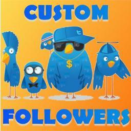 I help finding not just followers, but your CUSTOM ones. I don't sell Followers, I dedicate  my time & knowledge to You. Contact me by email for all details.