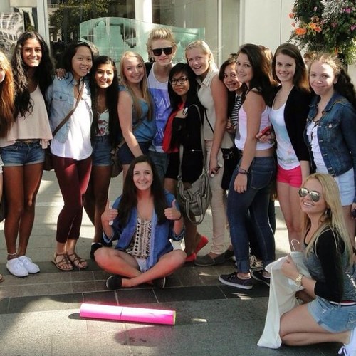 Cody Simpson's angels in Vancouver || stay fine vancity ||