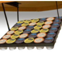 CoffeeKeepers's profile picture. K-Cup® pack storage units that mount under cabinets & conveniently swing down for use. Their ingenious design utilizes seldom used space under kitchen cabinets