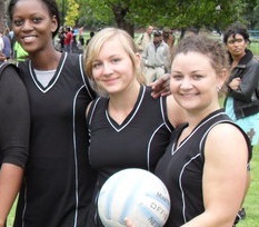 We're a back to netball club in South London. Come and join us Mondays, 17:45, Kennington Park courts. Have fun and get fit!