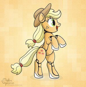 Robotic Replica of Applejack.