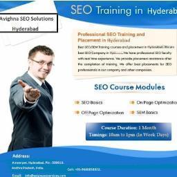 SEOTrainingHyd's profile picture. We know how to get to the top #1of Google. We would #love to help you do the same.We are an established Hyderabad based Professional #SEO Company