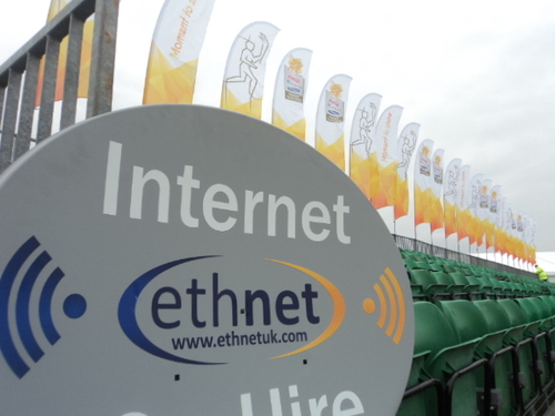 Ethnet offer bespoke solutions for outdoor events and on-location filming. We offer a range of options including, VoIP phones & Wireless Mesh Networking.
