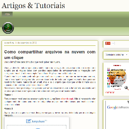Olá nós do Artigos e Tutoriais estamos muito satisfeito com a sua presença , desde ja um grande abraço!