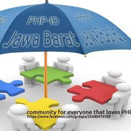 Community for everyone that loves PHP. Php Indonesia, Regional Jawa Barat. #PHPID