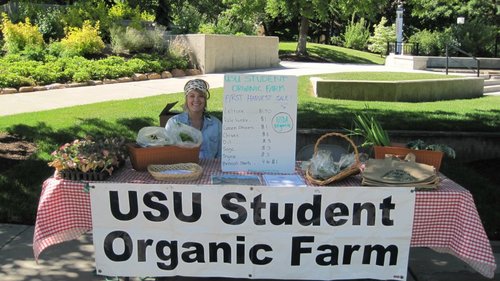 We are the Utah State University Student Organic Farm, growing 100% certified organic produce since 2009.