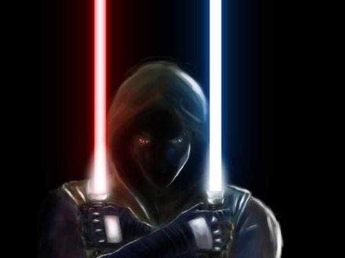 trained to be a jedi now I follow no code jedi nor sith I choose my path and make my own choices (rp)