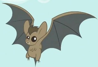 A very peculiar bat living with his friend, @mlp_Plotline.  Pet bat to he and @MLP_Nastasia.