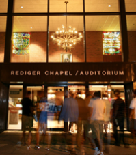 Bringing you live-blog style tweets of Taylor University chapel