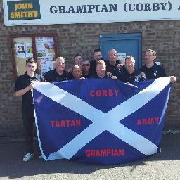 The Corby Grampian International Section is part of the Tartan Army and follows the Scotland national team all over the world.  Based Grampian Club, corby