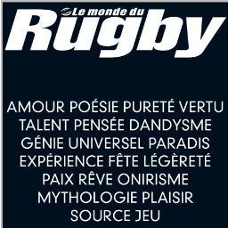 LE MAGAZINE EN KIOSQUE ET SUR ABONNEMENTS QUI PARLE AUTREMENT AUX PASSIONNÉS DE RUGBY. Compte Officiel ! @TInglotFantuzzi @mondedusport @LEMONDEDURUGBY