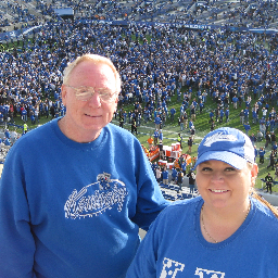 I'm a huge Kentucky Everything fan (any sport, you name it), but UK Football is my passion.  My favorite place to be is Kroger Field! 🏈