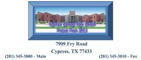 Project Prom is the annual after-prom lock-in from midnight until 6 a.m. It's purpose is to provide a safe, substance-free after-prom experience for seniors.