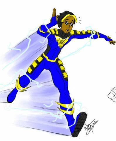 I'm James. And I'm a speedster running fast as lightning. I'm become fast from a test subject and Now New Jersey 's Hero of Time. Hell Yeah!!